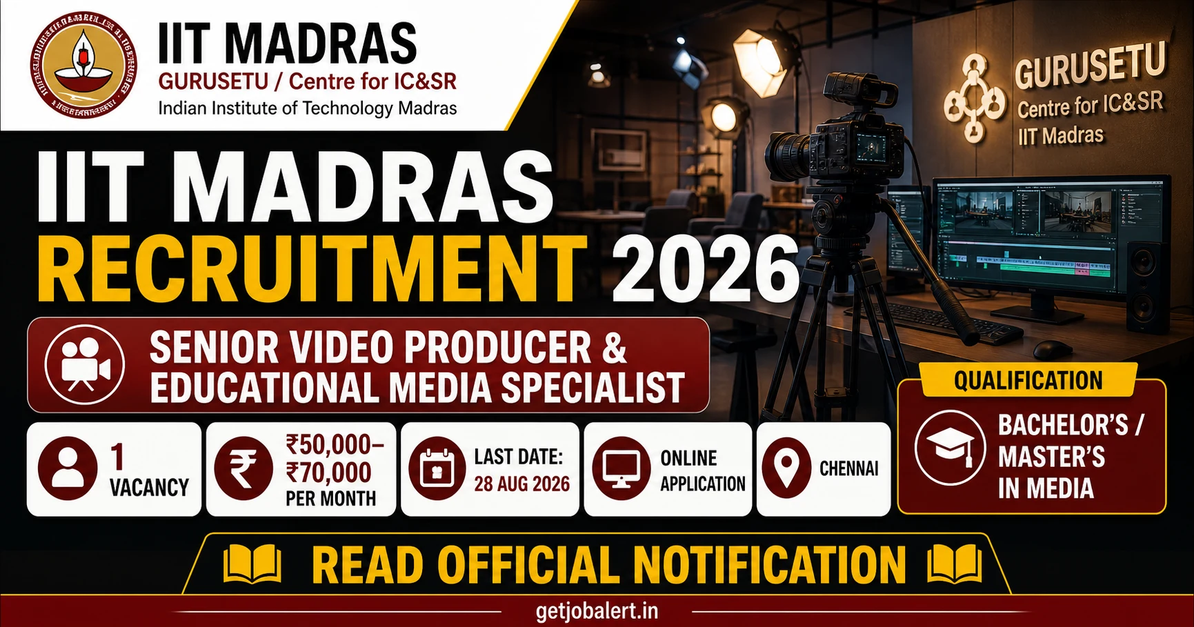 ICANDSR Senior Video Producer & Educational Media Specialist recruitment 2026 verified details cover